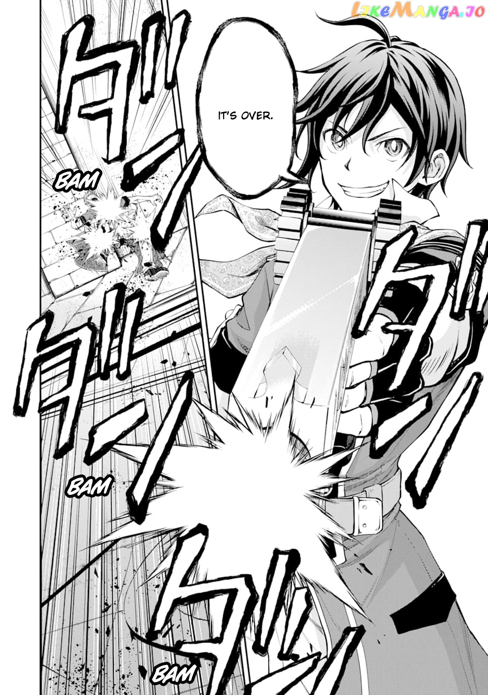 Saisoku Musou no B-kyuu Mahou Tsukai: Ippatsu Utareru Mae ni Senpatsu Uchikaesu! chapter 8 - page 37