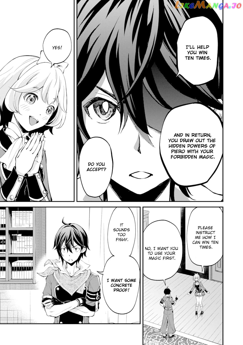 Saisoku Musou no B-kyuu Mahou Tsukai: Ippatsu Utareru Mae ni Senpatsu Uchikaesu! chapter 8 - page 8