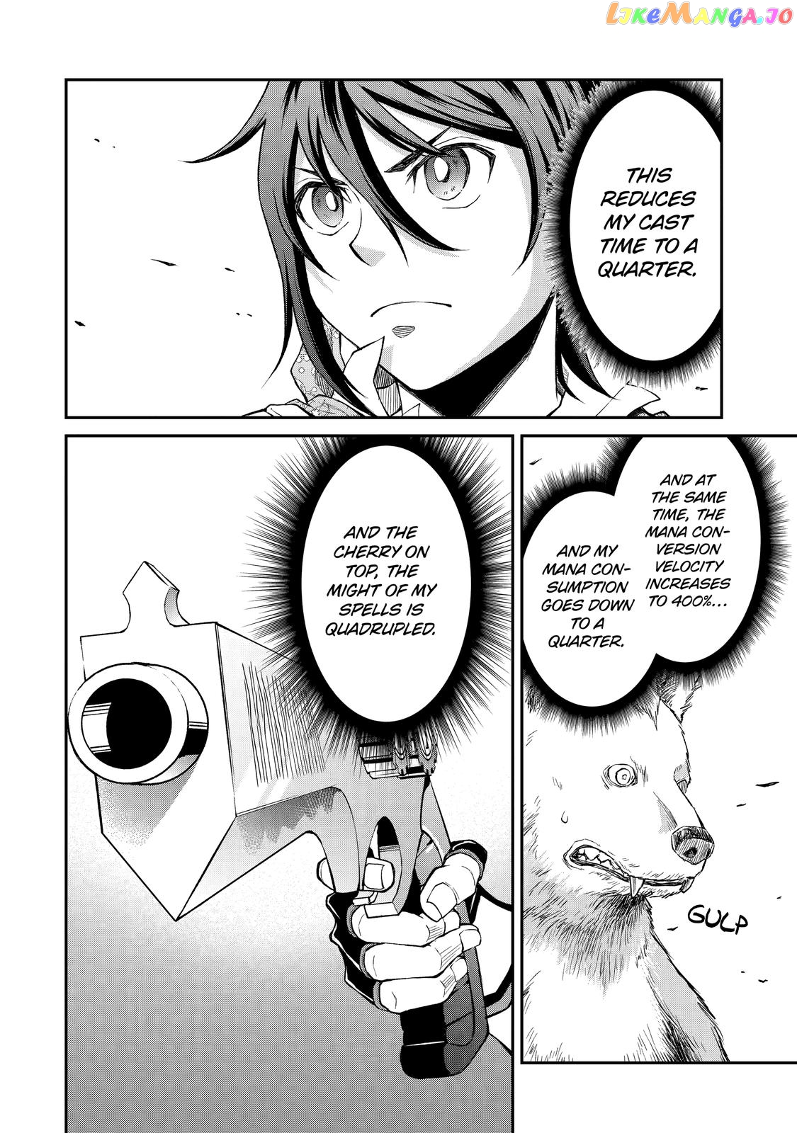 Saisoku Musou no B-kyuu Mahou Tsukai: Ippatsu Utareru Mae ni Senpatsu Uchikaesu! chapter 23 - page 17