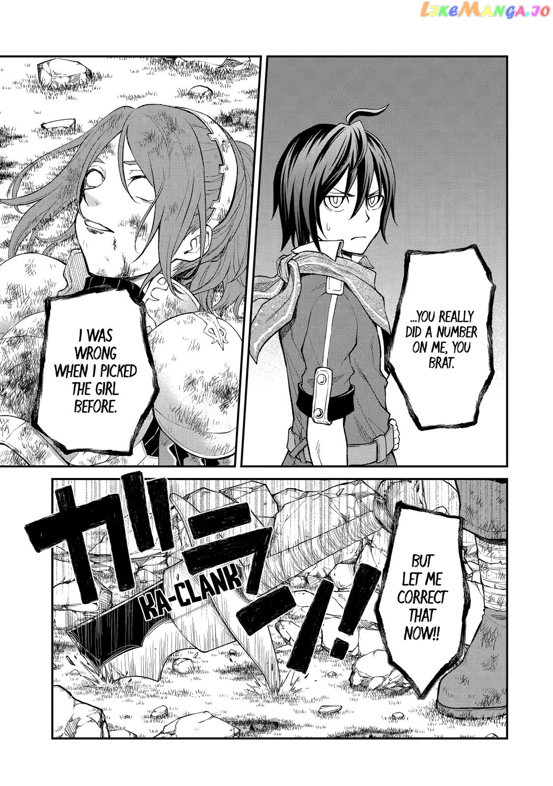 Saisoku Musou no B-kyuu Mahou Tsukai: Ippatsu Utareru Mae ni Senpatsu Uchikaesu! chapter 24 - page 1