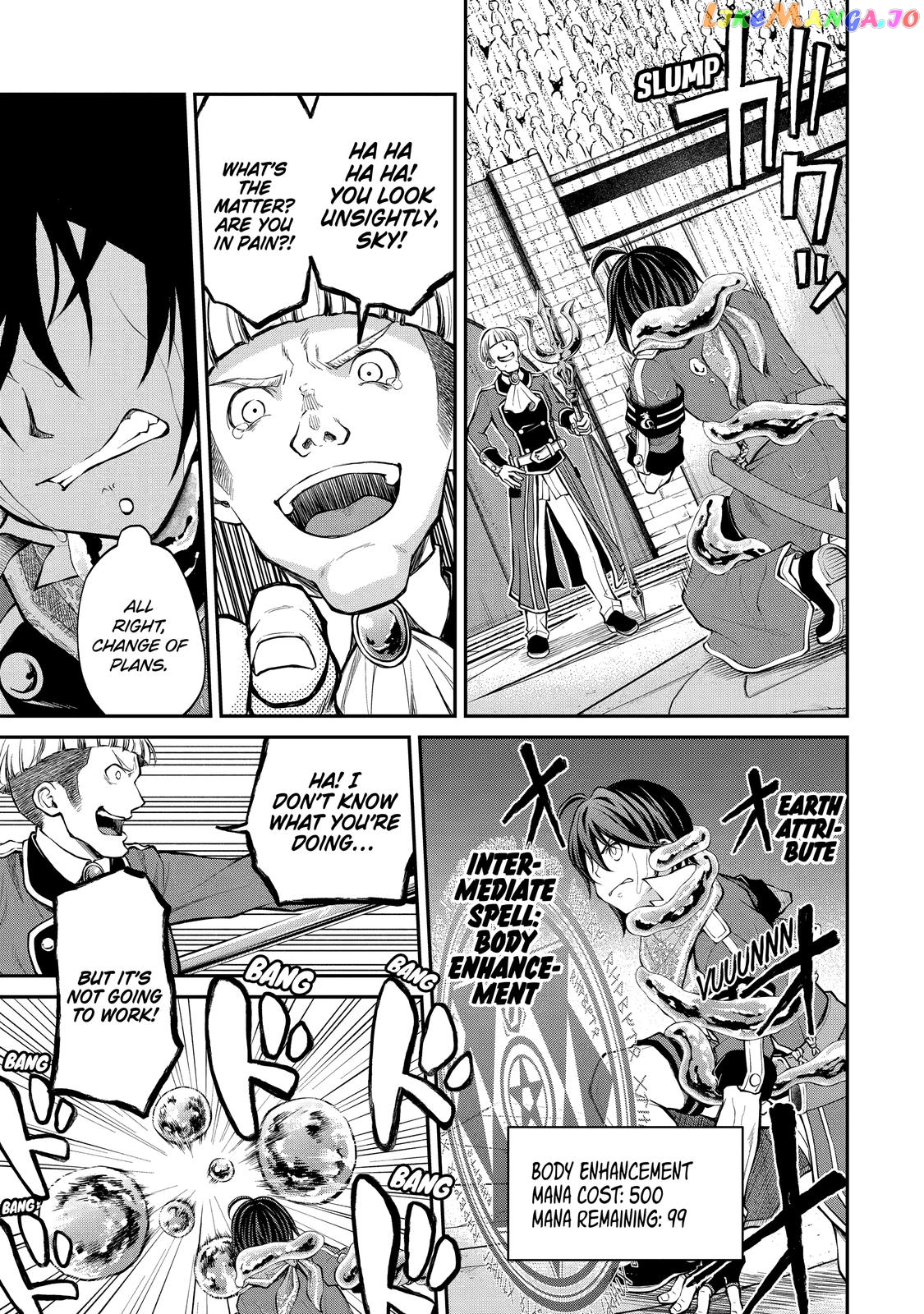 Saisoku Musou no B-kyuu Mahou Tsukai: Ippatsu Utareru Mae ni Senpatsu Uchikaesu! chapter 12 - page 23