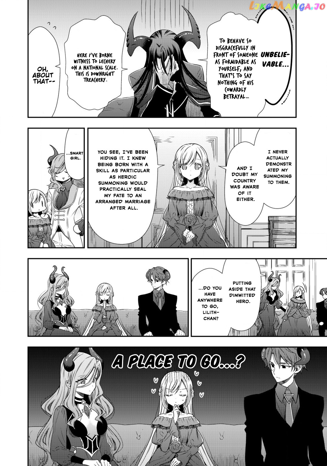 Youjo Musou: Nakama ni Uragirareta Shoukanshi, Mazoku no Oujo ni Natte "Eirei Shoukan" de Dekiai Slow Life wo Okuru chapter 1 - page 36
