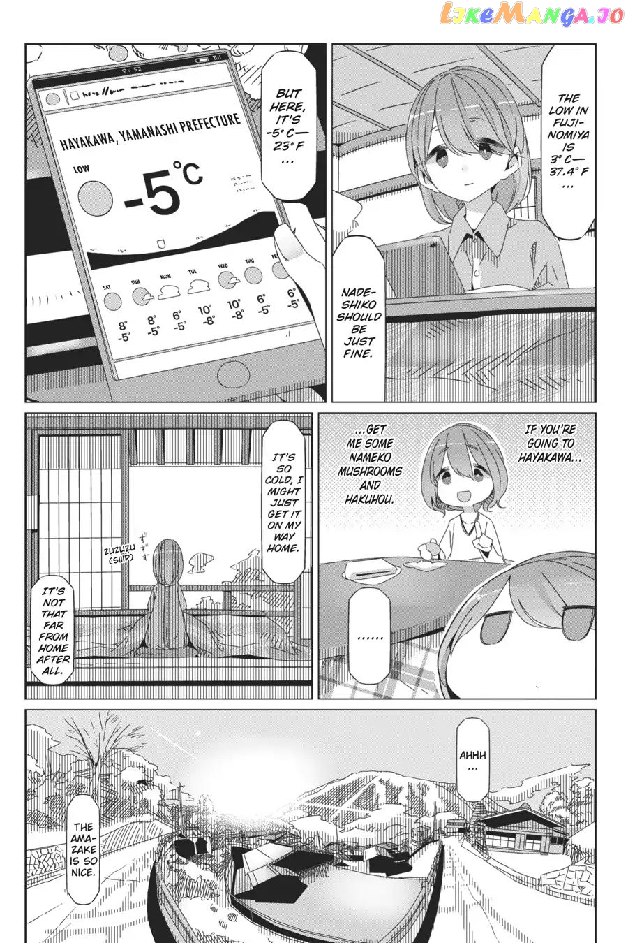 Yurucamp - Manga chapter 36 - page 10