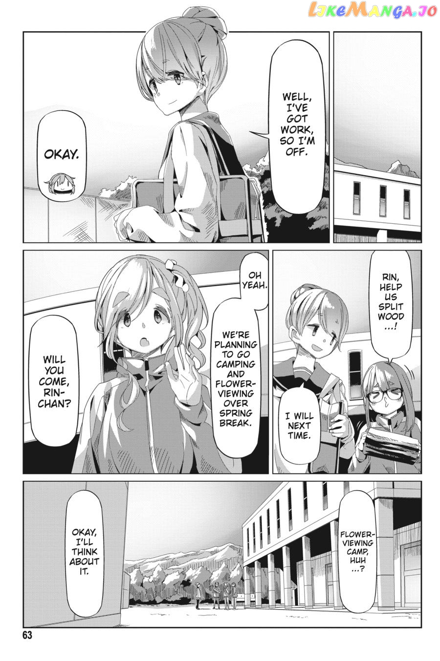 Yurucamp - Manga chapter 66 - page 9