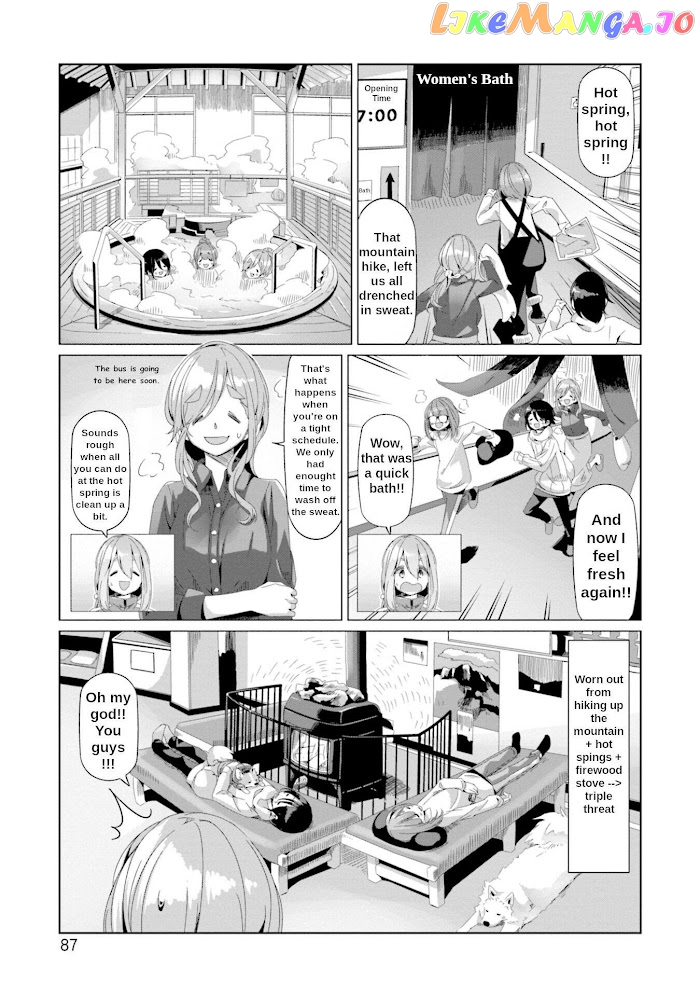 Yurucamp - Manga chapter 67 - page 8