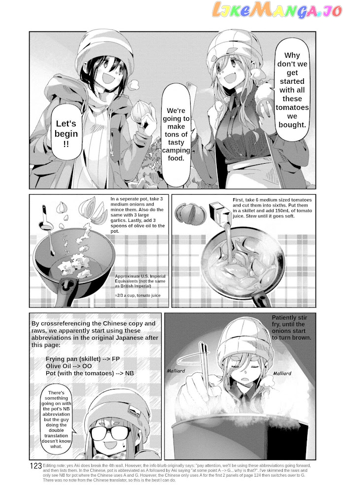 Yurucamp - Manga chapter 68 - page 18