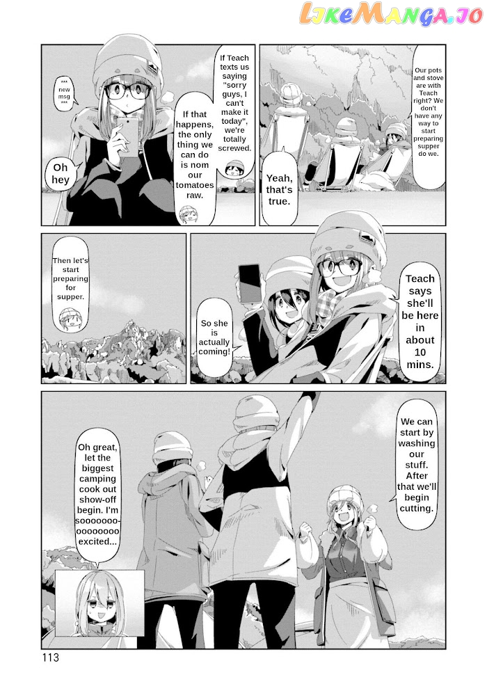 Yurucamp - Manga chapter 68 - page 8