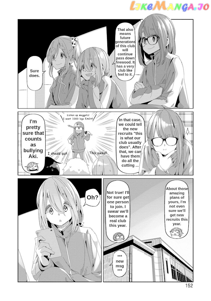 Yurucamp - Manga chapter 69 - page 21