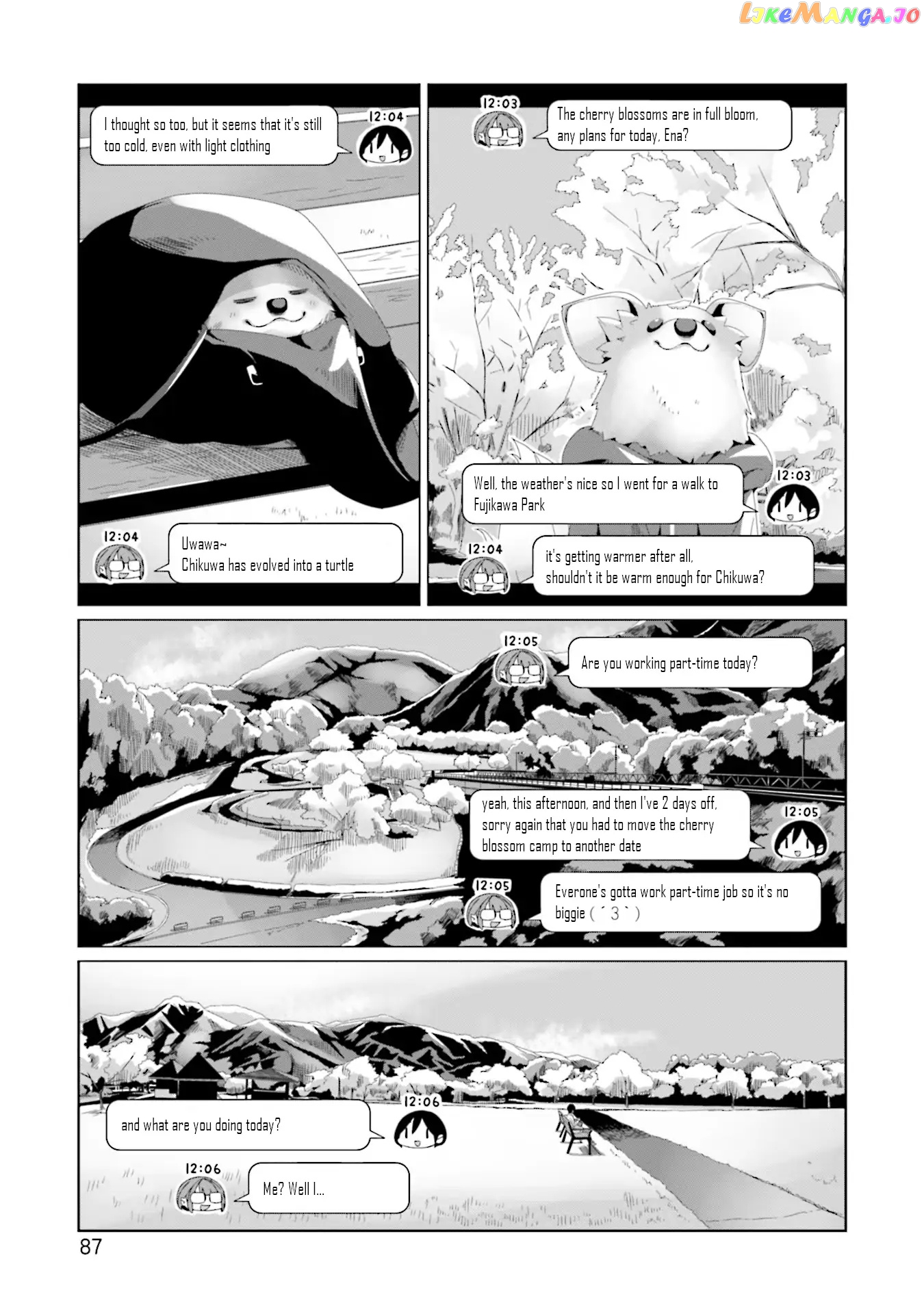 Yurucamp - Manga chapter 73 - page 7