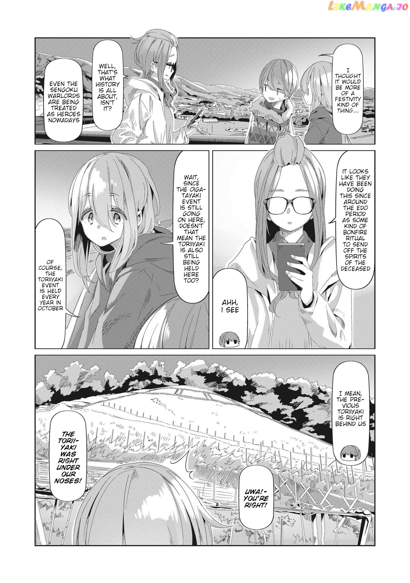 Yurucamp - Manga chapter 76 - page 12
