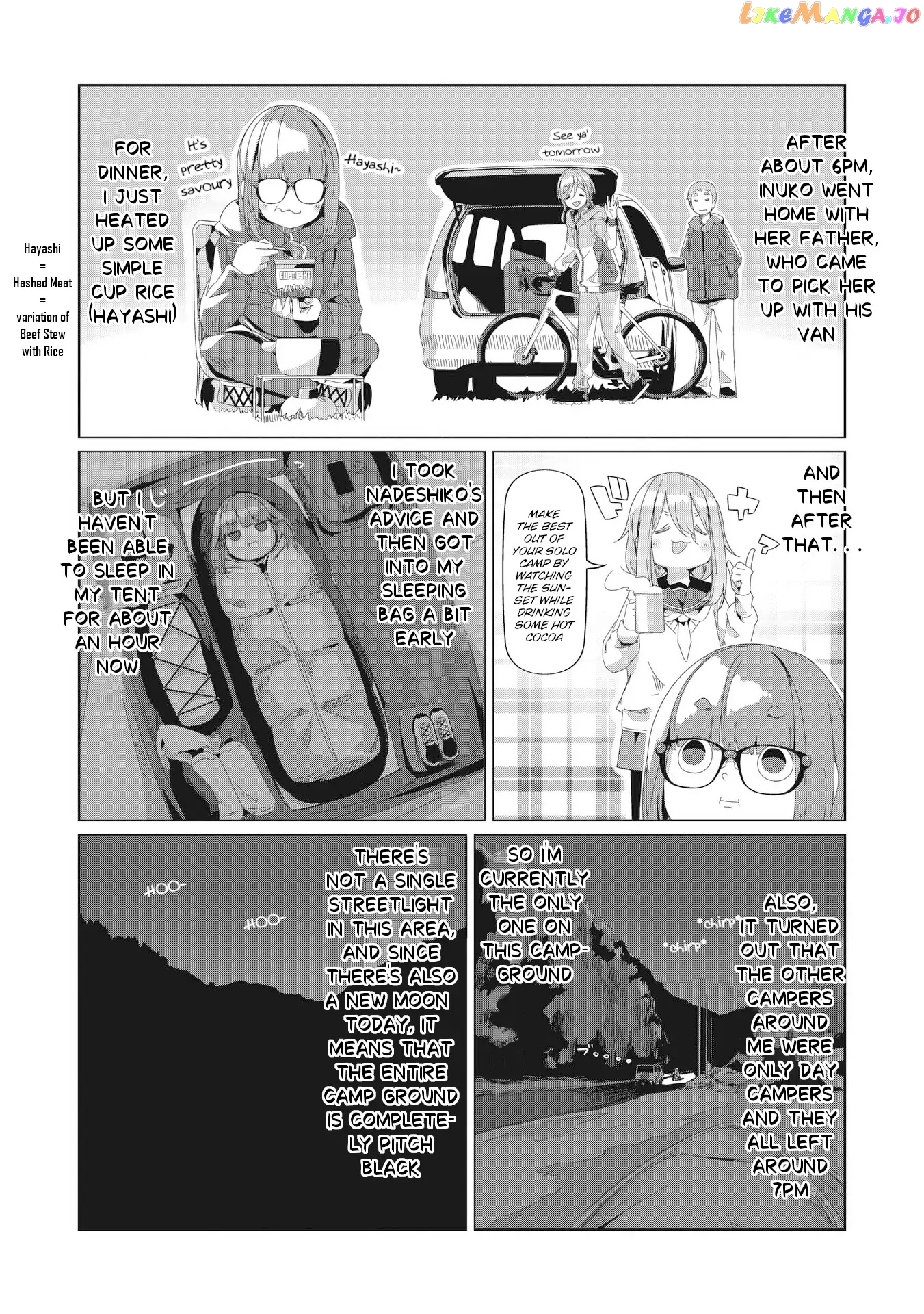 Yurucamp - Manga chapter 77 - page 1