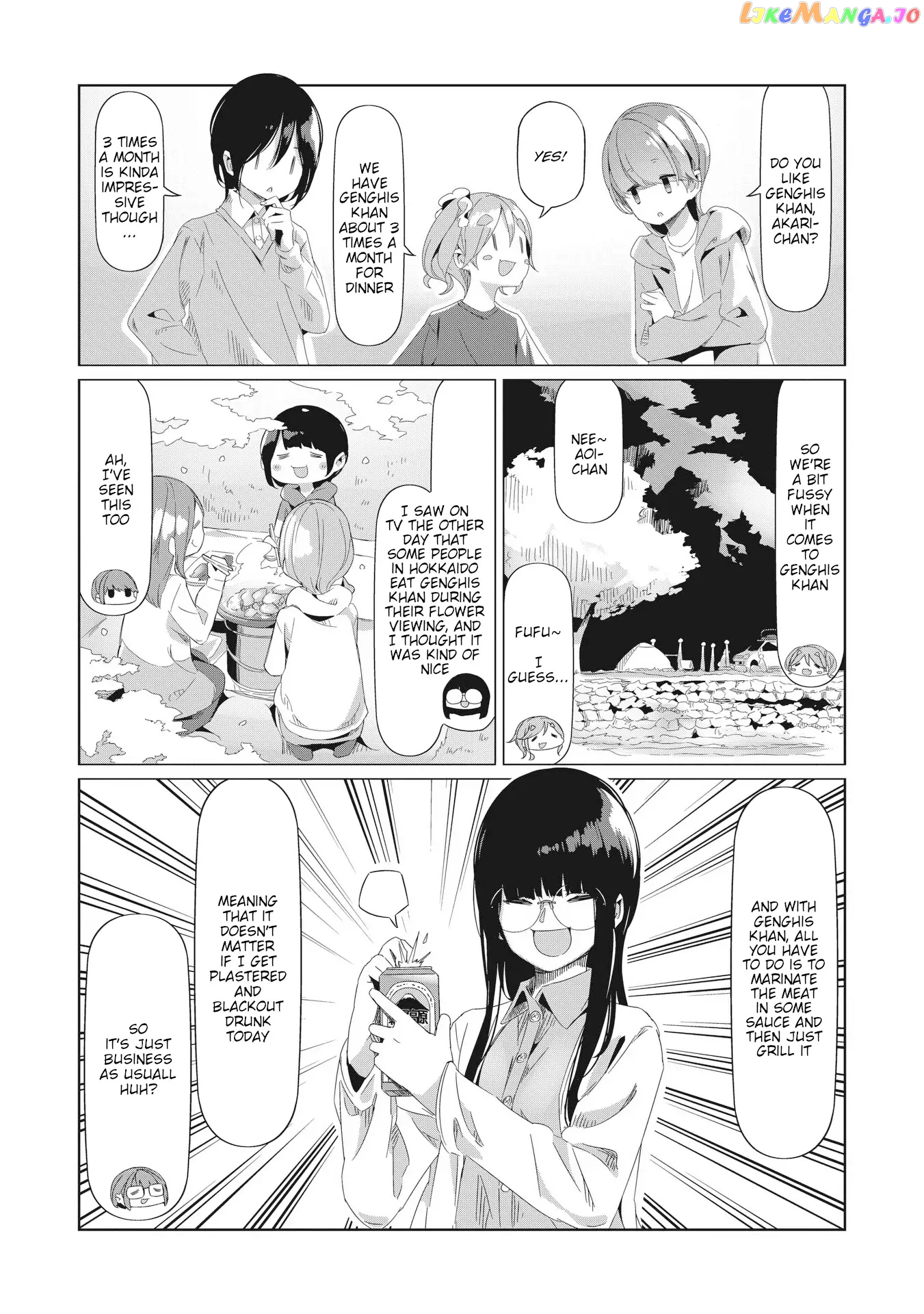 Yurucamp - Manga chapter 77 - page 17