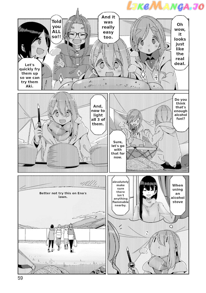 Yurucamp - Manga chapter 55 - page 8