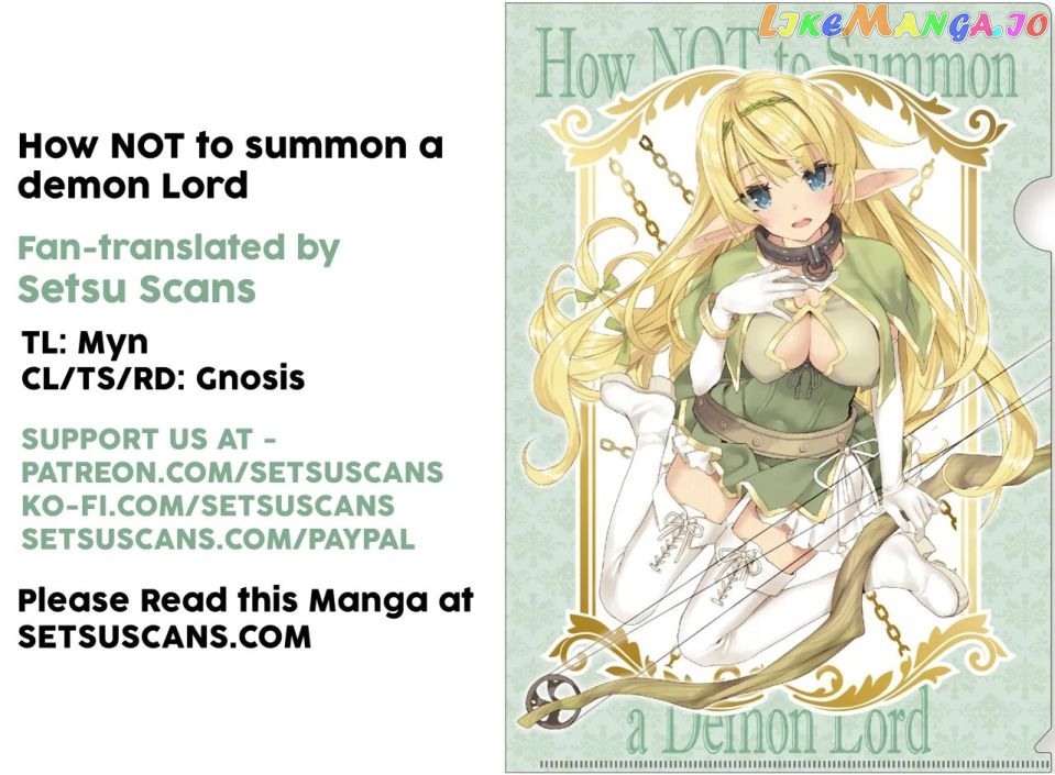 Isekai Maou to Shoukan Shoujo Dorei Majutsu chapter 93 - page 1