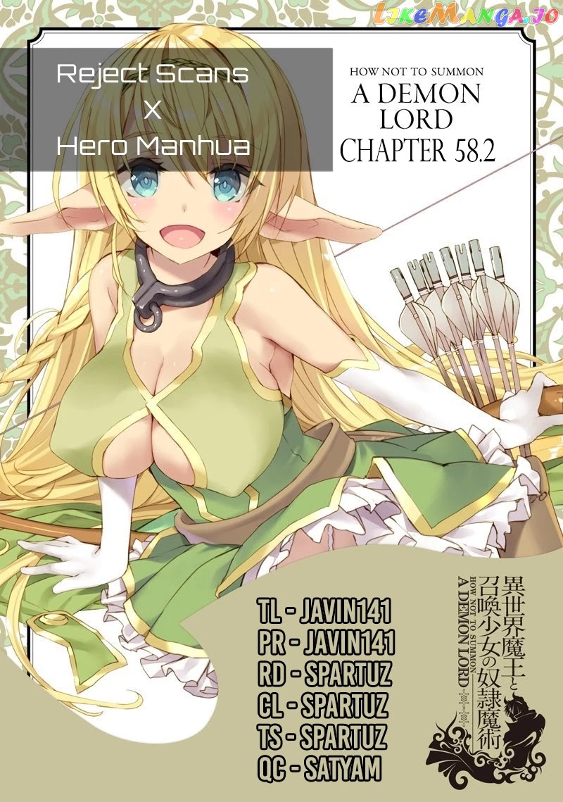 Isekai Maou to Shoukan Shoujo Dorei Majutsu chapter 58.1 - page 1