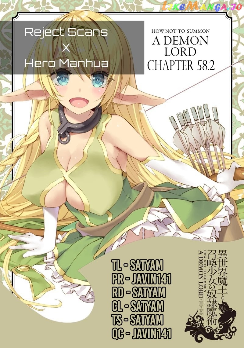 Isekai Maou to Shoukan Shoujo Dorei Majutsu chapter 58.2 - page 1