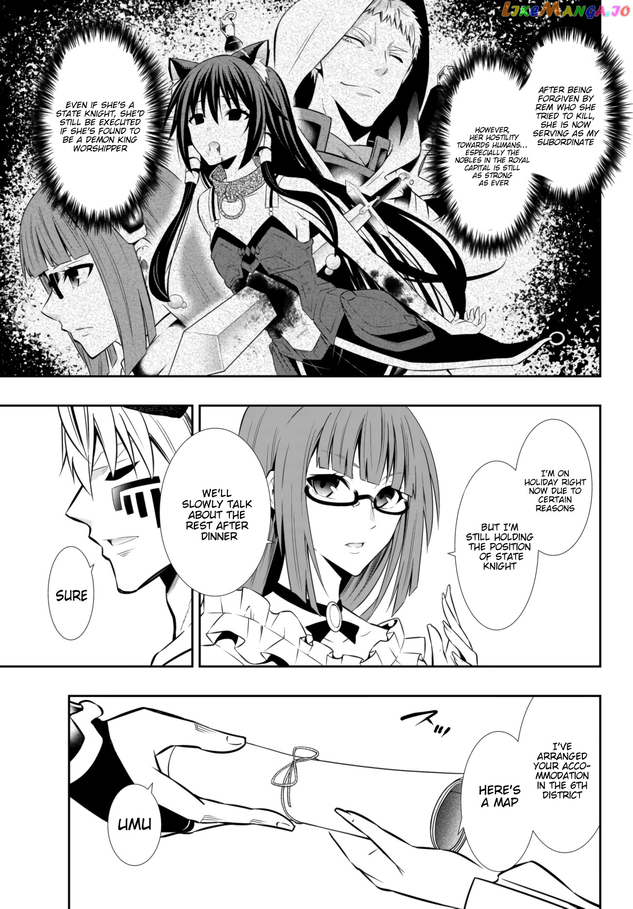 Isekai Maou to Shoukan Shoujo Dorei Majutsu chapter 64.1 - page 8