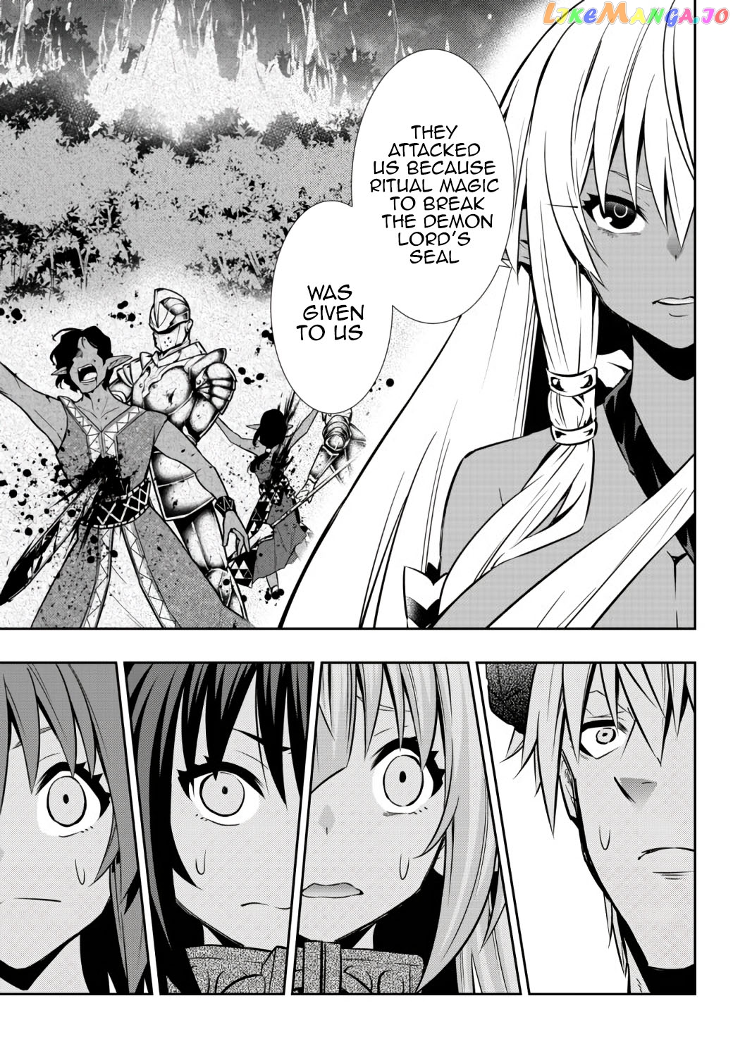 Isekai Maou to Shoukan Shoujo Dorei Majutsu chapter 76.1 - page 6