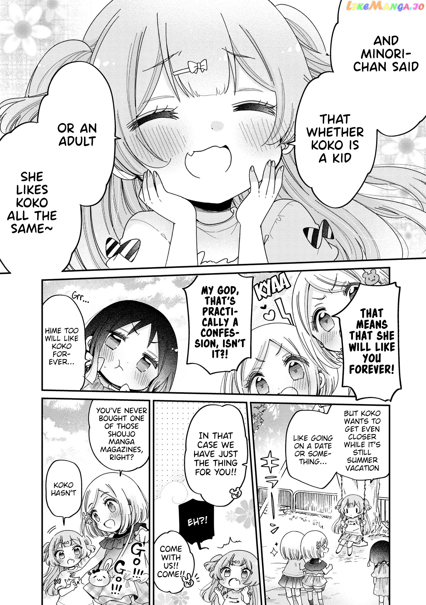Onee-san wa Joshi Shougakusei ni Kyoumi ga arimasu. chapter 48 - page 4