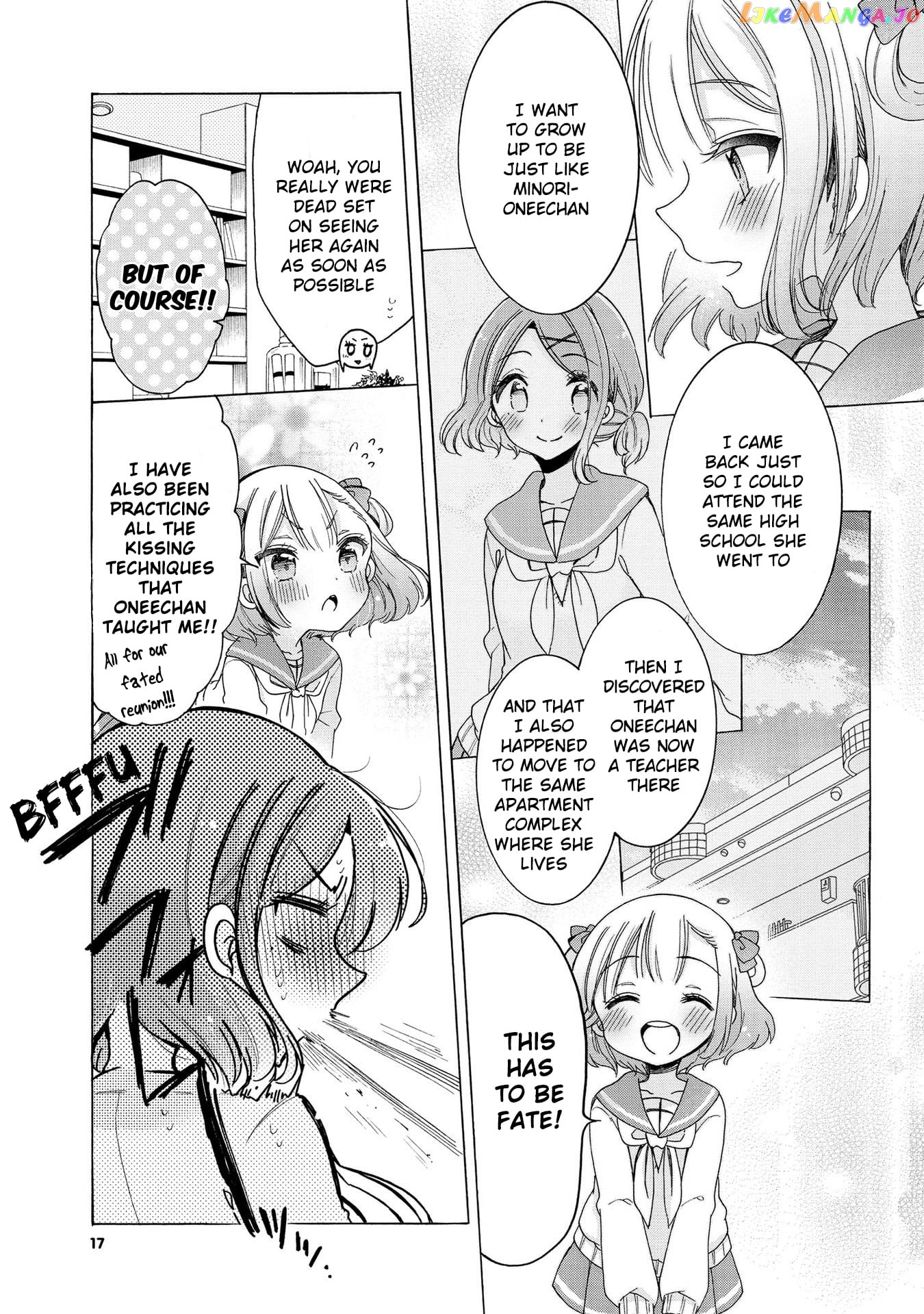 Onee-san wa Joshi Shougakusei ni Kyoumi ga arimasu. chapter 15 - page 17