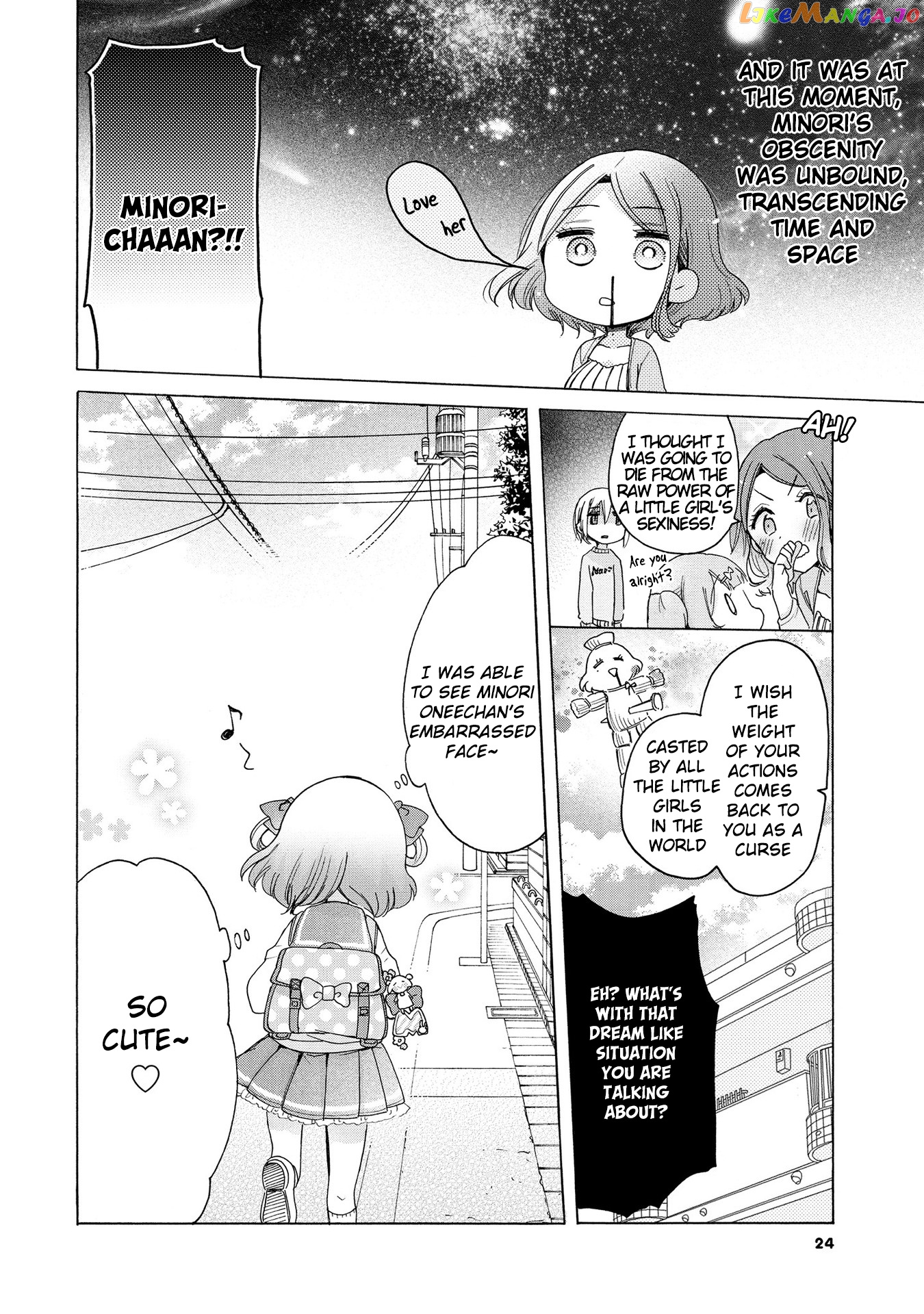 Onee-san wa Joshi Shougakusei ni Kyoumi ga arimasu. chapter 15 - page 24