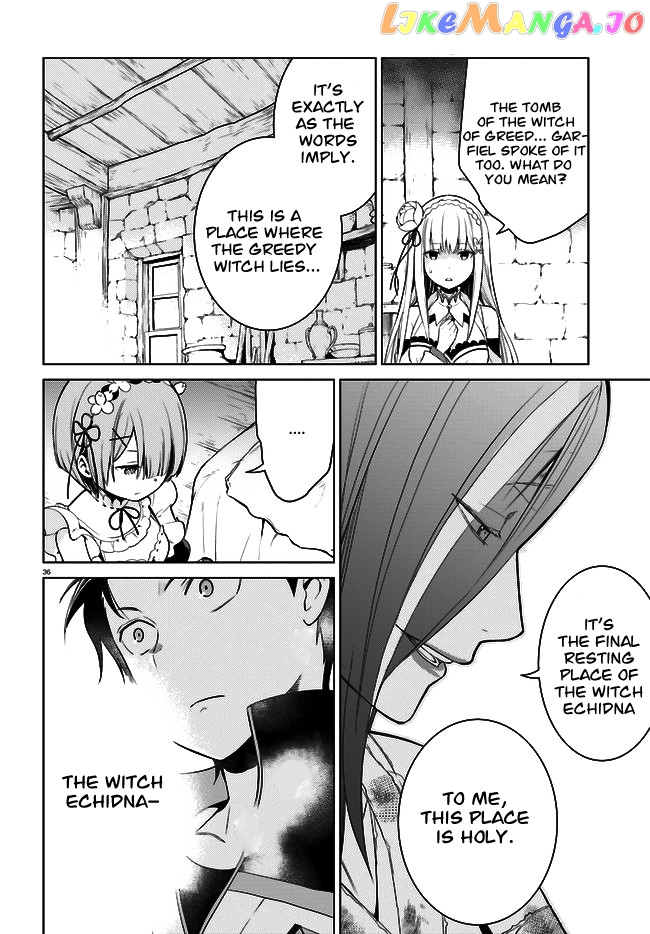 Re:zero Kara Hajimeru Isekai Seikatsu Dai 4-Shou - Seiiki To Gouyoku No Majo chapter 4 - page 37