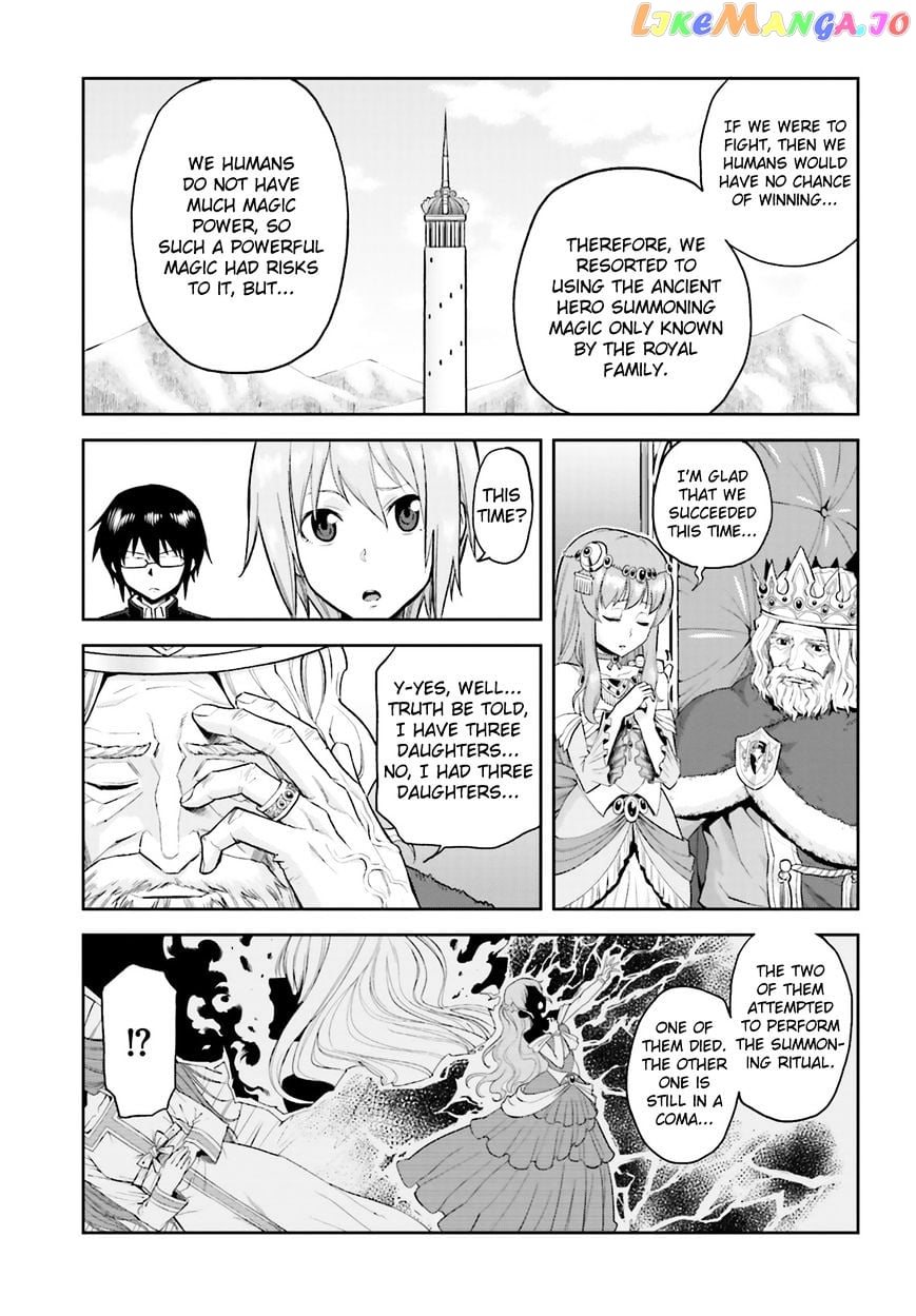 Konjiki no Moji Tsukai - Yuusha Yonin ni Makikomareta Unique Cheat chapter 1 - page 14