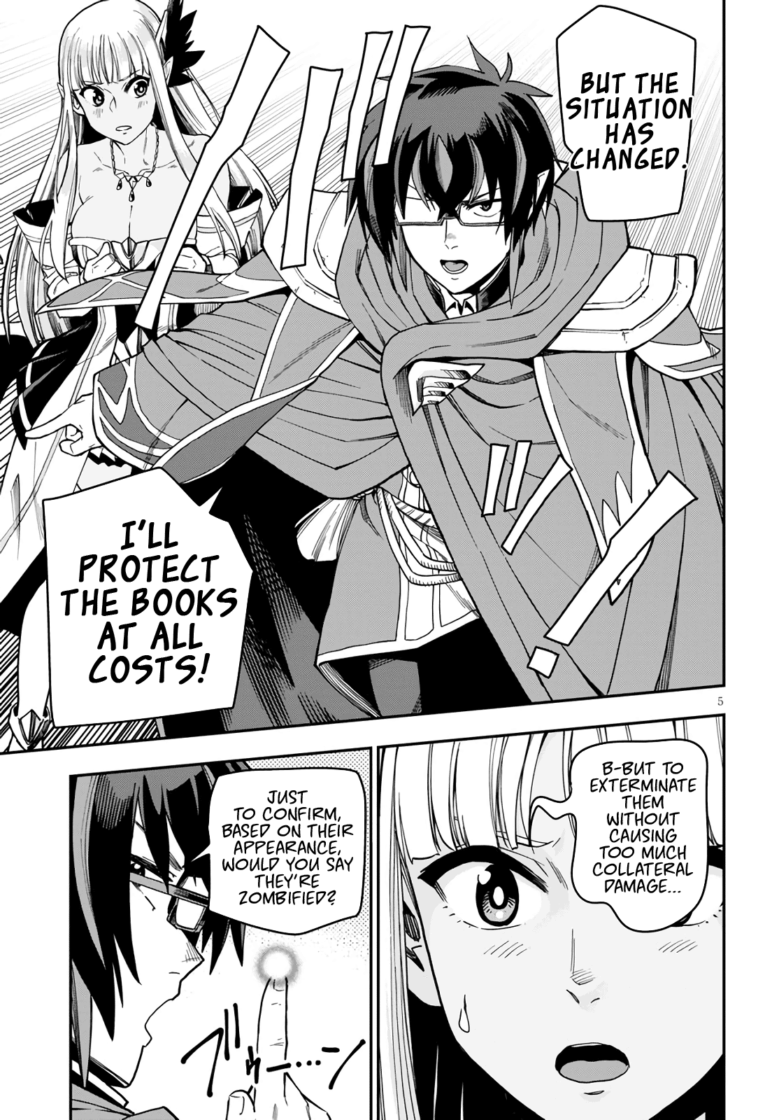 Konjiki no Moji Tsukai - Yuusha Yonin ni Makikomareta Unique Cheat chapter 69 - page 5