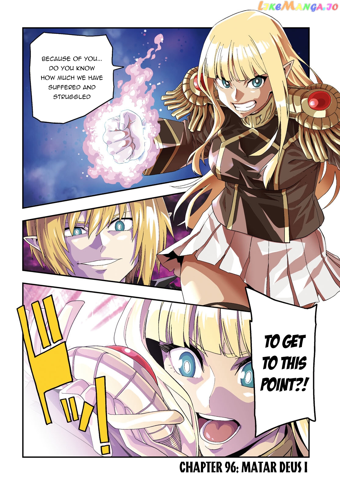 Konjiki no Moji Tsukai - Yuusha Yonin ni Makikomareta Unique Cheat chapter 96 - page 3