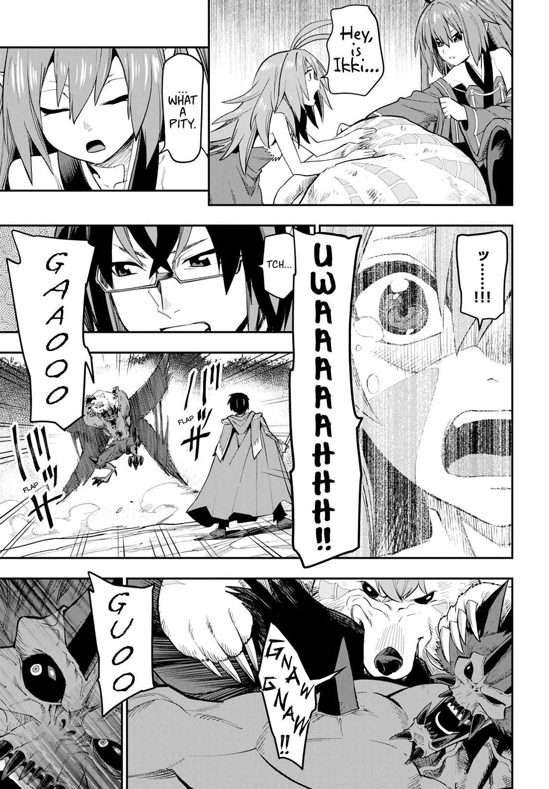 Konjiki no Moji Tsukai - Yuusha Yonin ni Makikomareta Unique Cheat chapter 55 - page 3