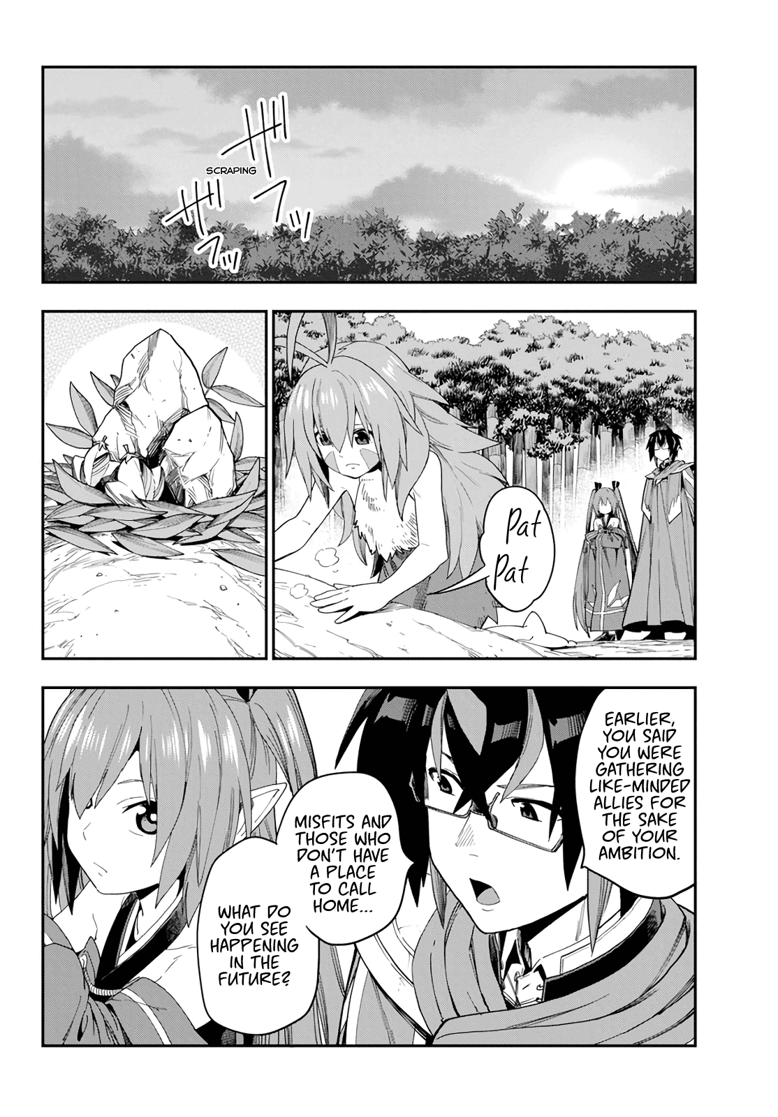 Konjiki no Moji Tsukai - Yuusha Yonin ni Makikomareta Unique Cheat chapter 55 - page 32
