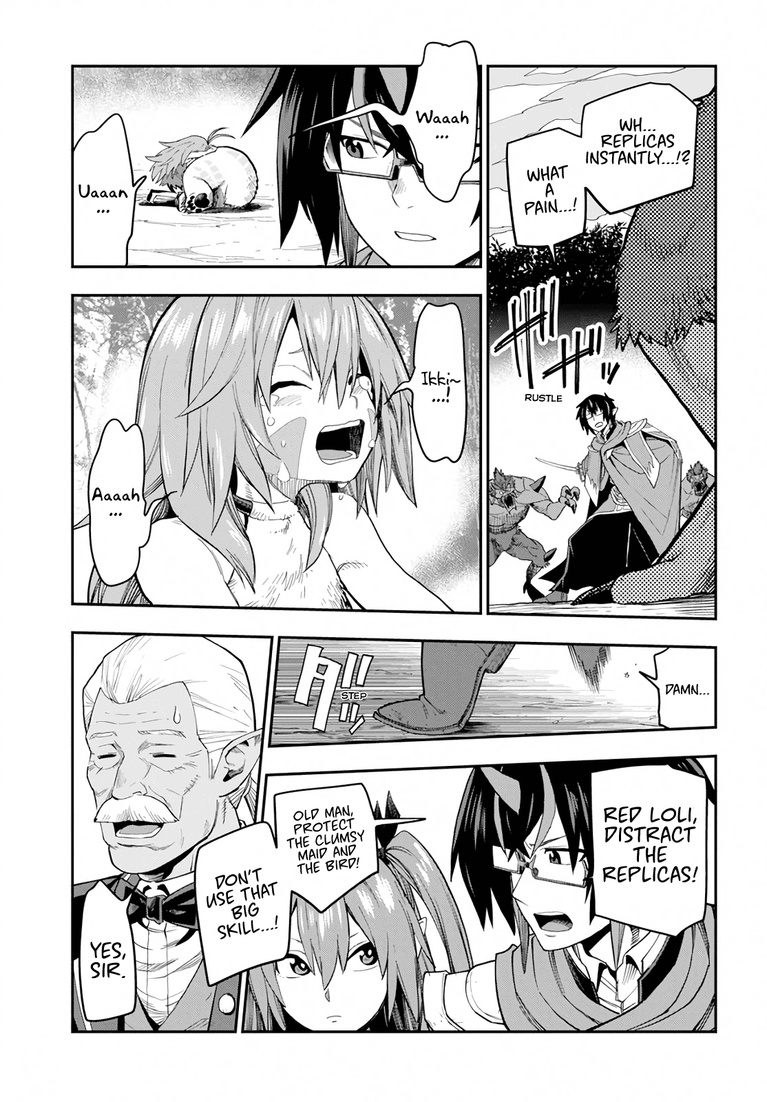 Konjiki no Moji Tsukai - Yuusha Yonin ni Makikomareta Unique Cheat chapter 55 - page 5