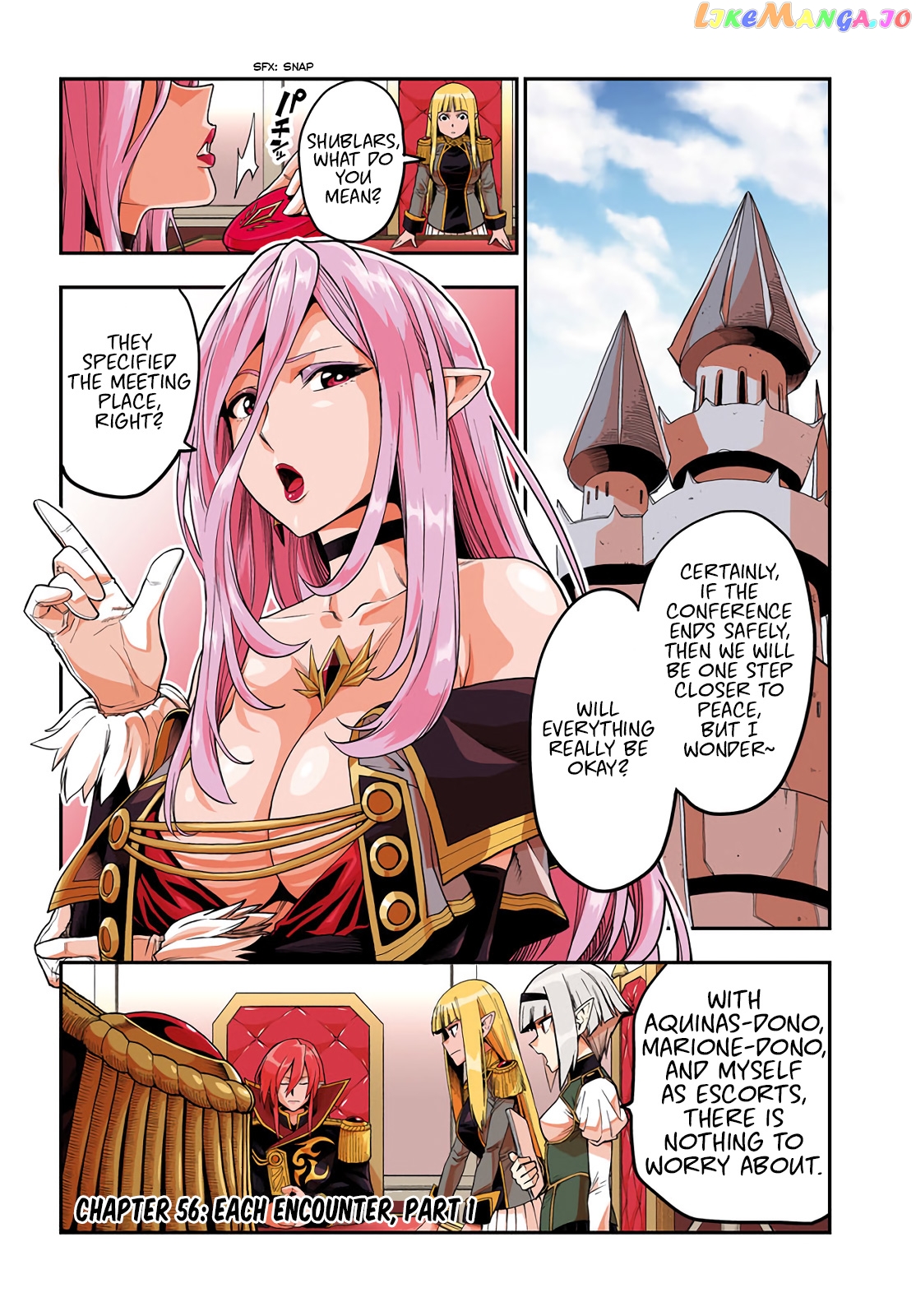 Konjiki no Moji Tsukai - Yuusha Yonin ni Makikomareta Unique Cheat chapter 56 - page 2