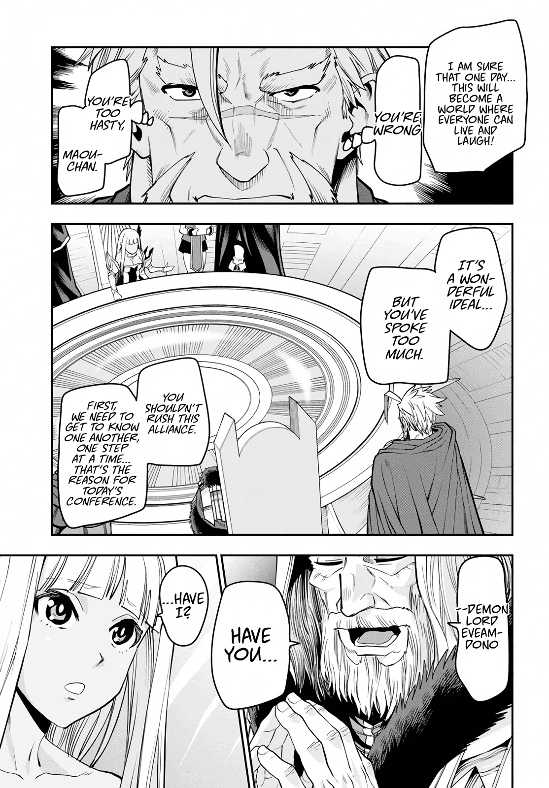 Konjiki no Moji Tsukai - Yuusha Yonin ni Makikomareta Unique Cheat chapter 59 - page 11