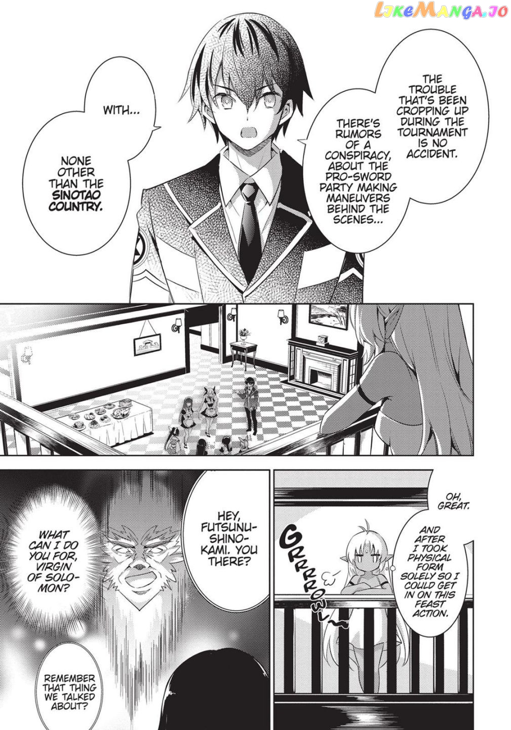 Magika No Kenshi To Shoukan Maou chapter 56 - page 10