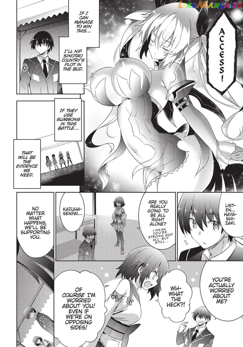 Magika No Kenshi To Shoukan Maou chapter 57 - page 8