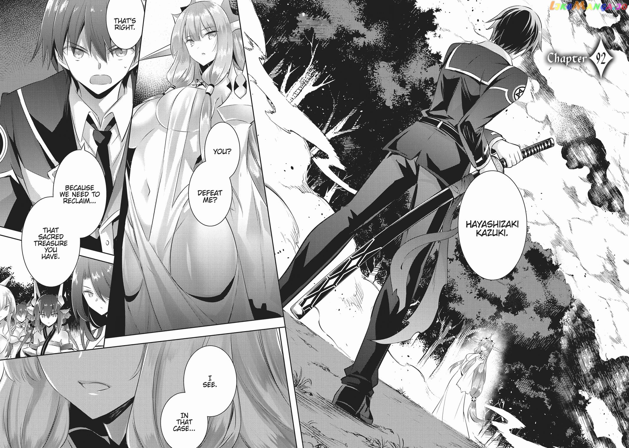 Magika No Kenshi To Shoukan Maou chapter 92 - page 2