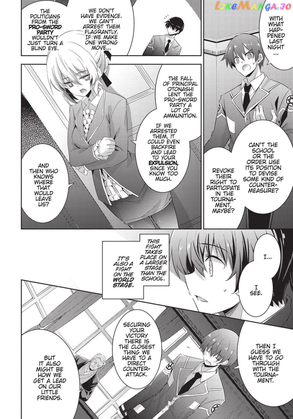 Magika No Kenshi To Shoukan Maou chapter 54 - page 4