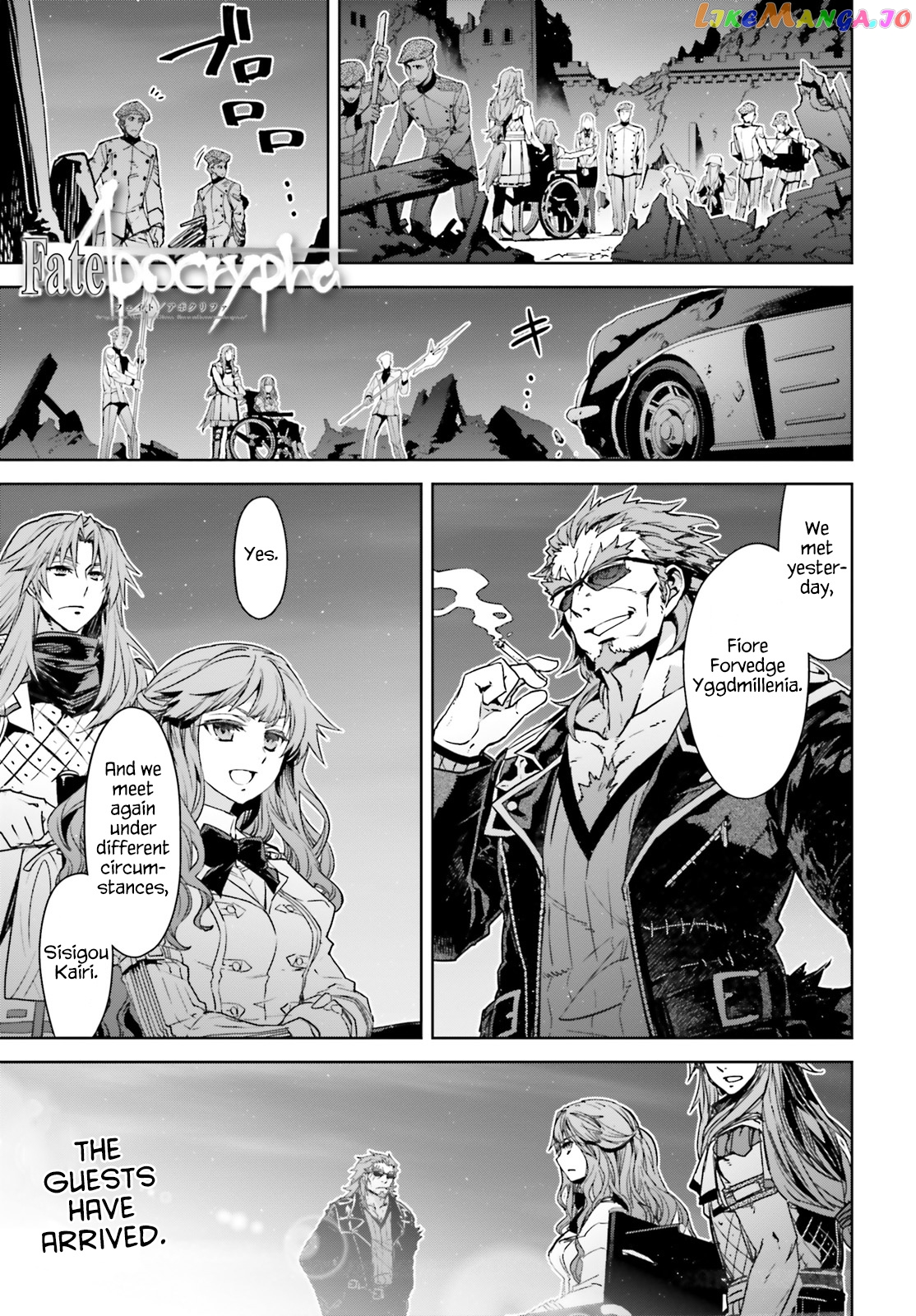 Fate/Apocrypha - Manga chapter 38 - page 1
