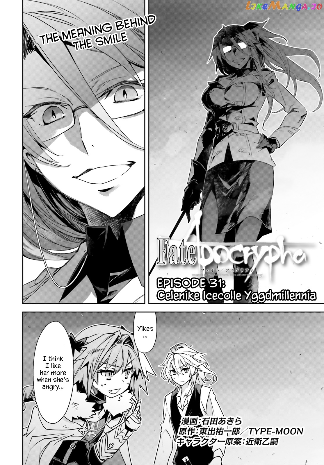 Fate/Apocrypha - Manga chapter 31 - page 1