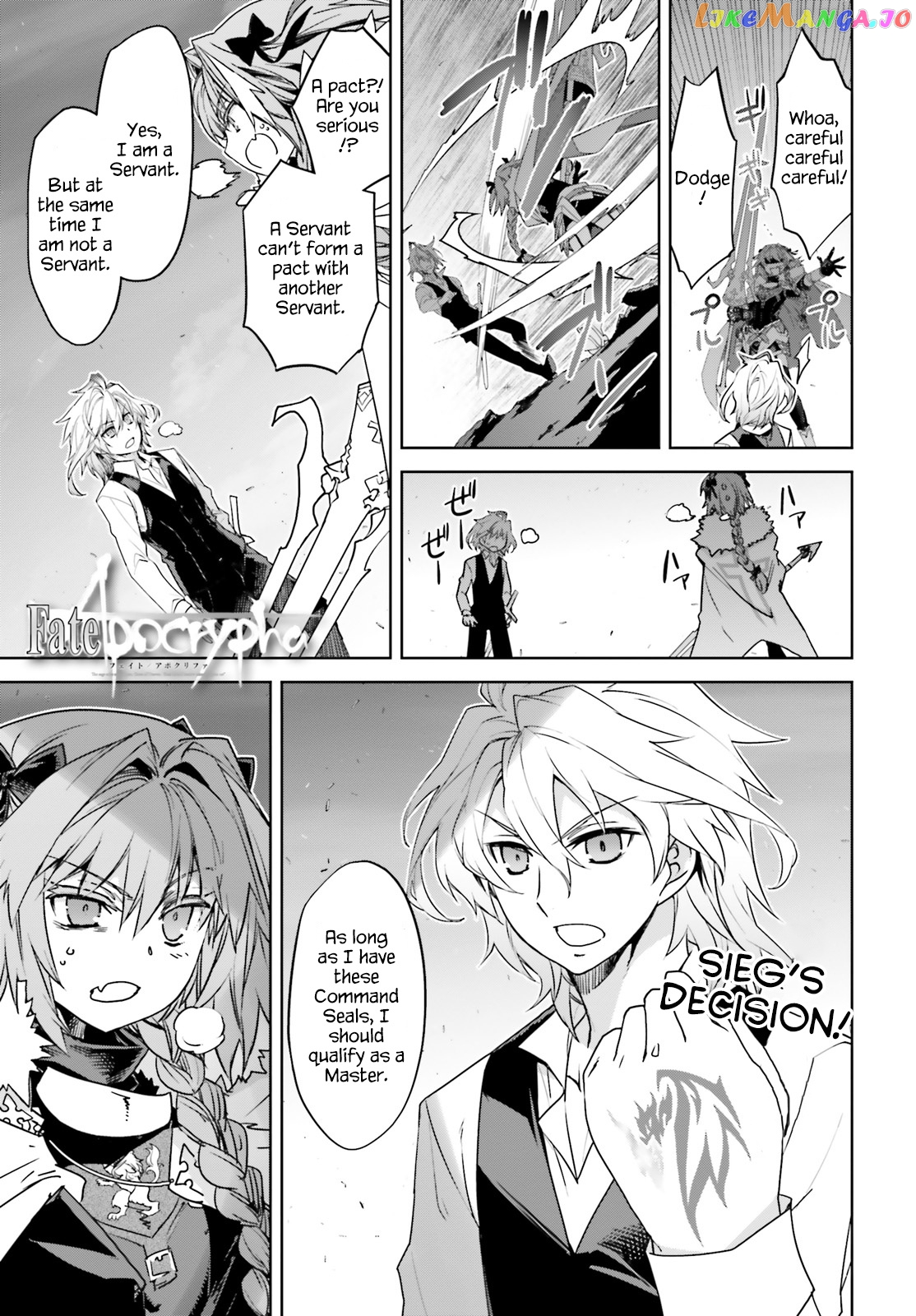 Fate/Apocrypha - Manga chapter 32 - page 1