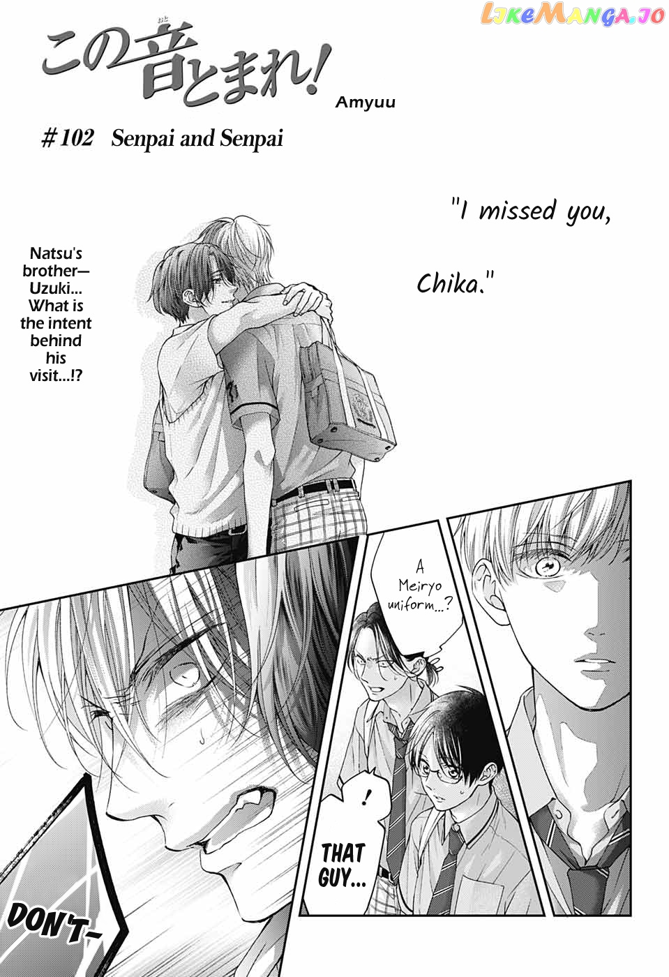 Kono Oto Tomare! Sounds Of Life chapter 102 - page 3