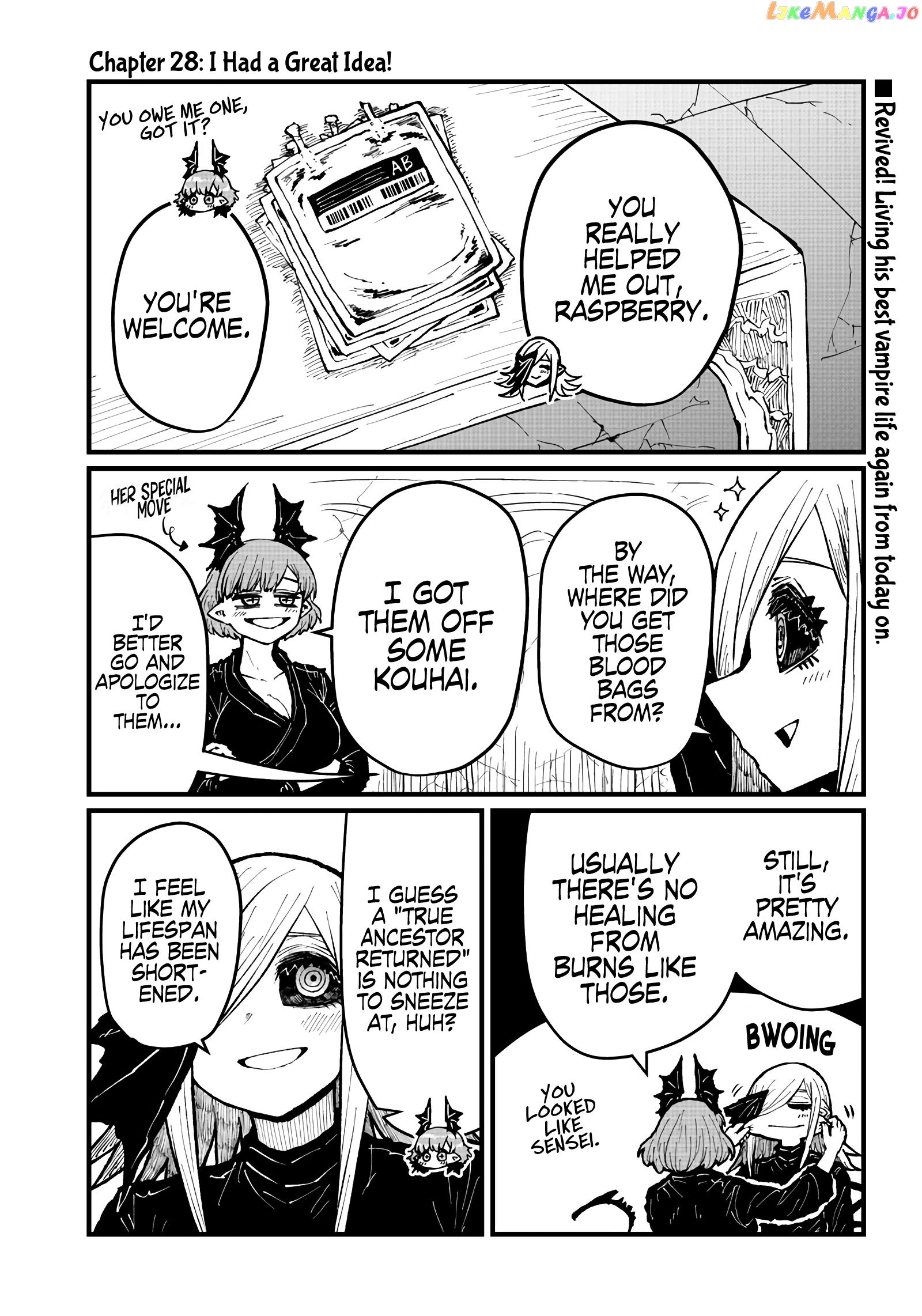 Please Give Me Your Blood, I Will Serve You In Gratitude chapter 28 - page 2