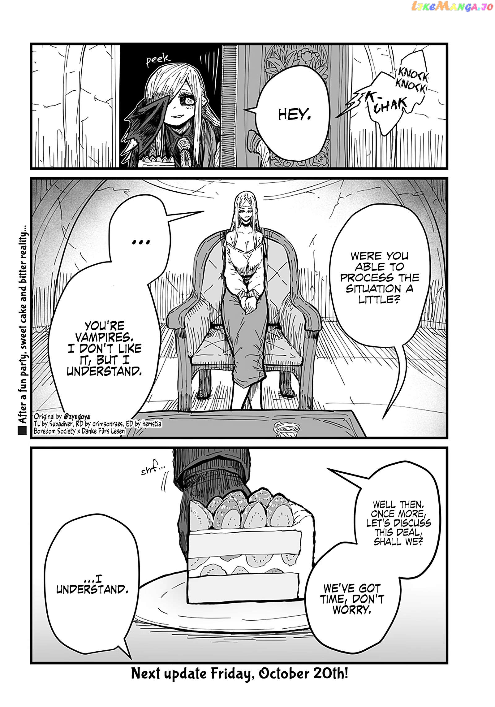 Please Give Me Your Blood, I Will Serve You In Gratitude Chapter 35 - page 12