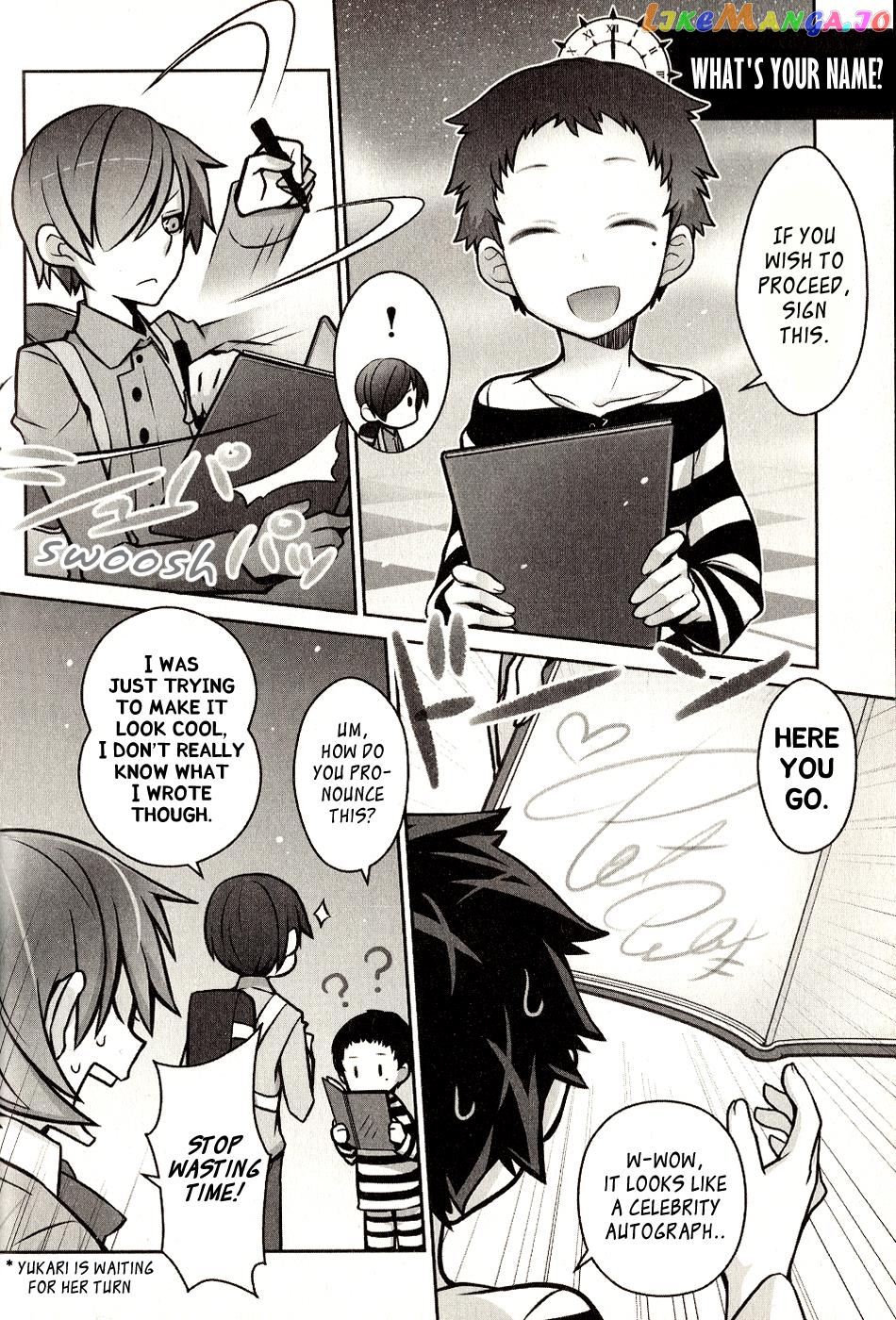 Persona 3 The Movie Dengeki Comic Anthology chapter 3 - page 4
