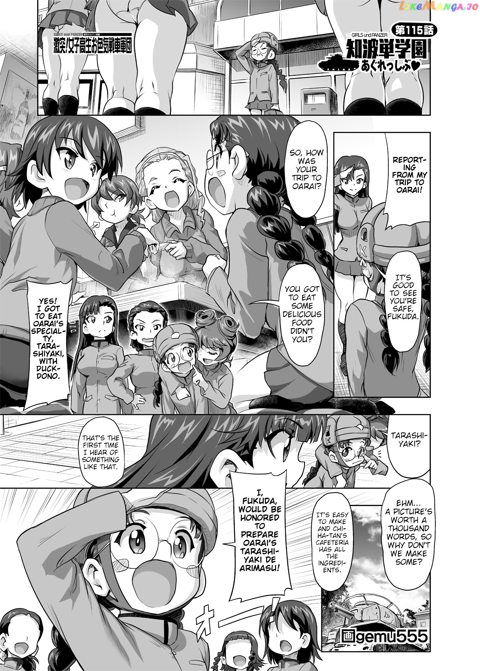 Girls Und Panzer – Chi-Hatan Academy Aggressive chapter 115 - page 1