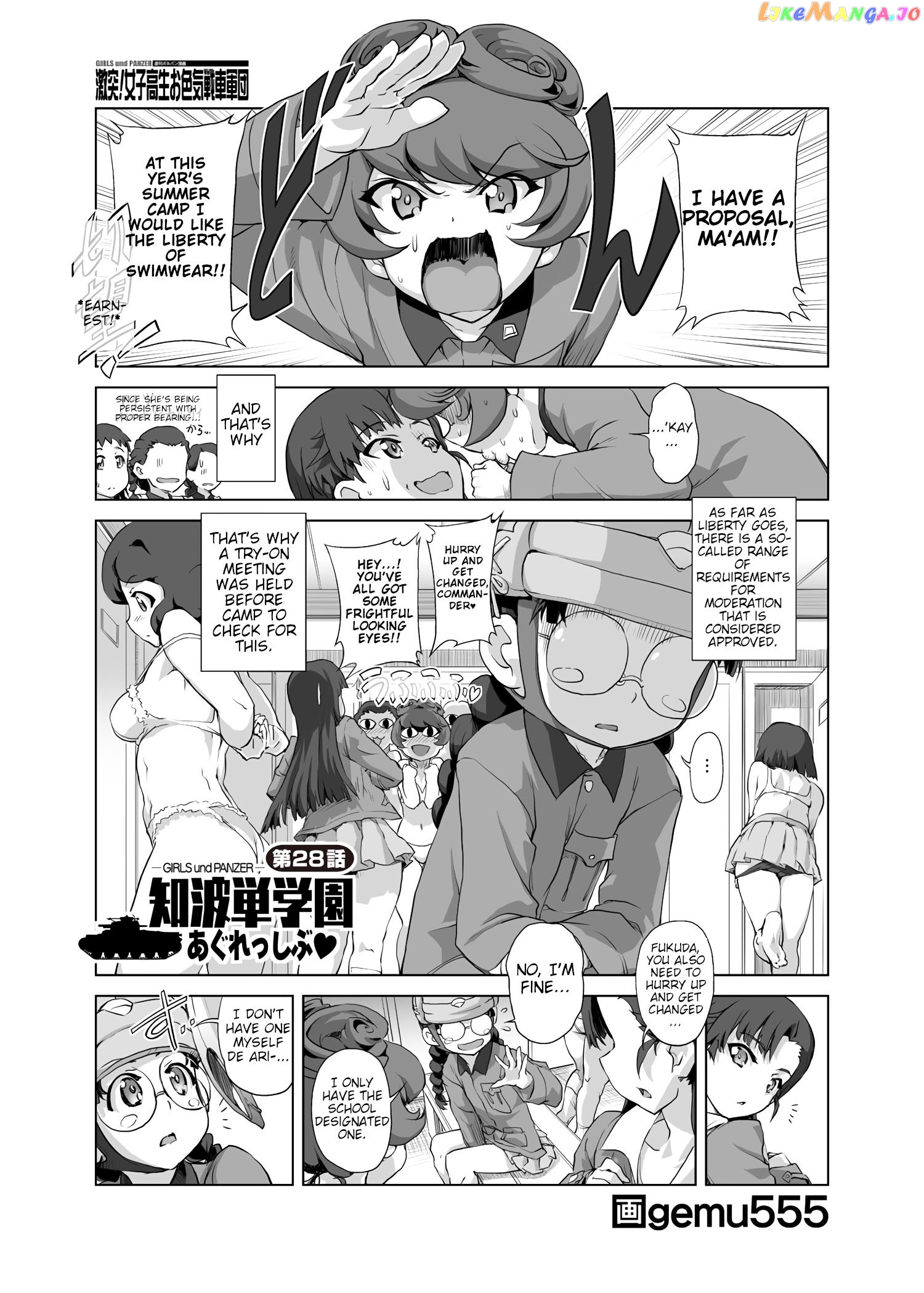 Girls Und Panzer – Chi-Hatan Academy Aggressive chapter 28 - page 1