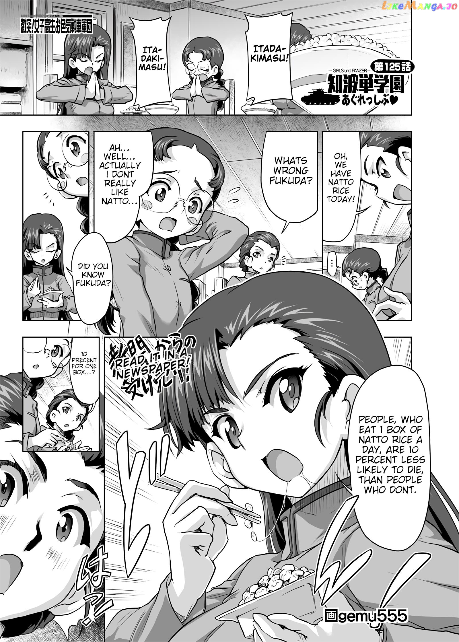 Girls Und Panzer – Chi-Hatan Academy Aggressive chapter 125 - page 1