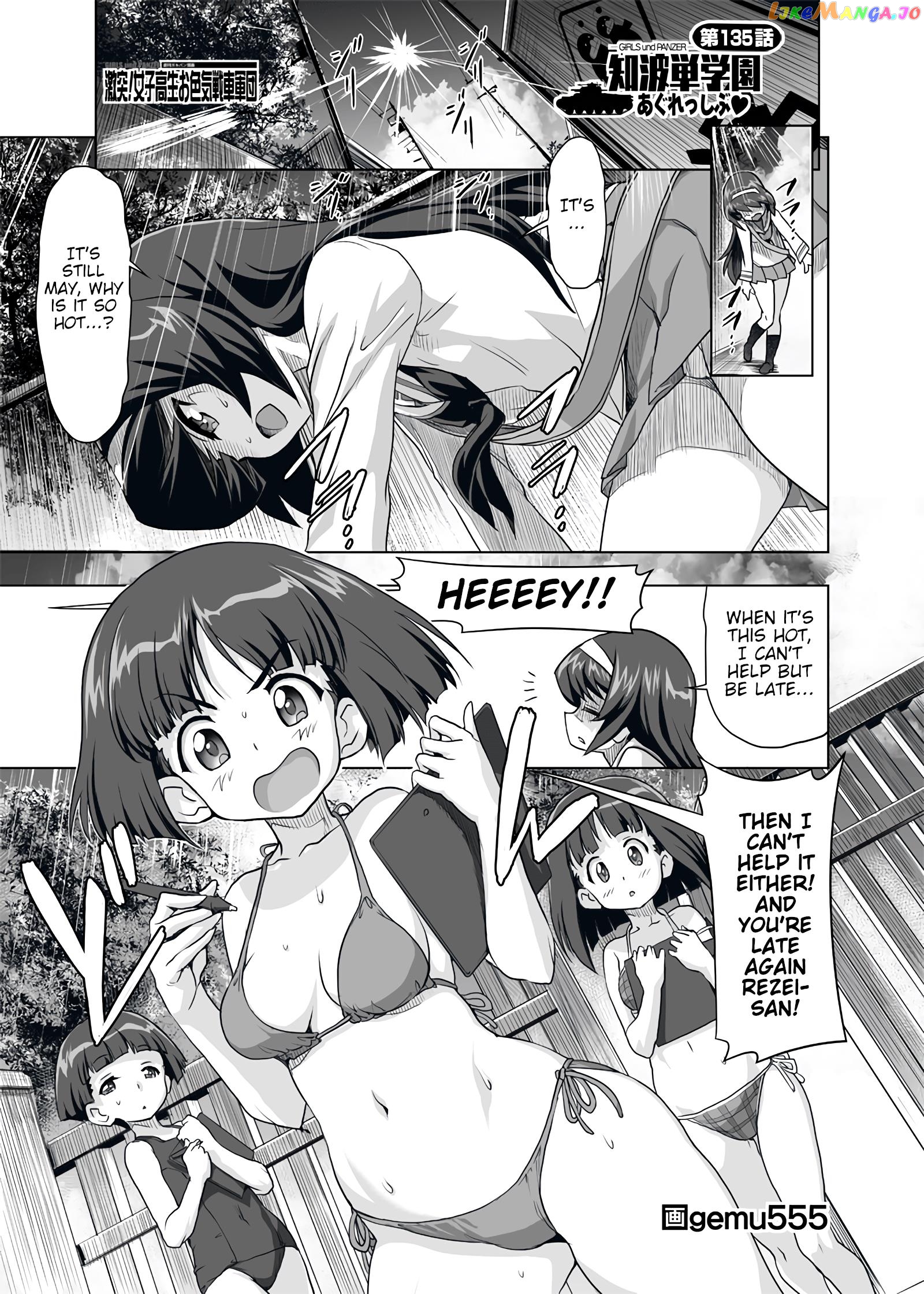 Girls Und Panzer – Chi-Hatan Academy Aggressive chapter 135 - page 1