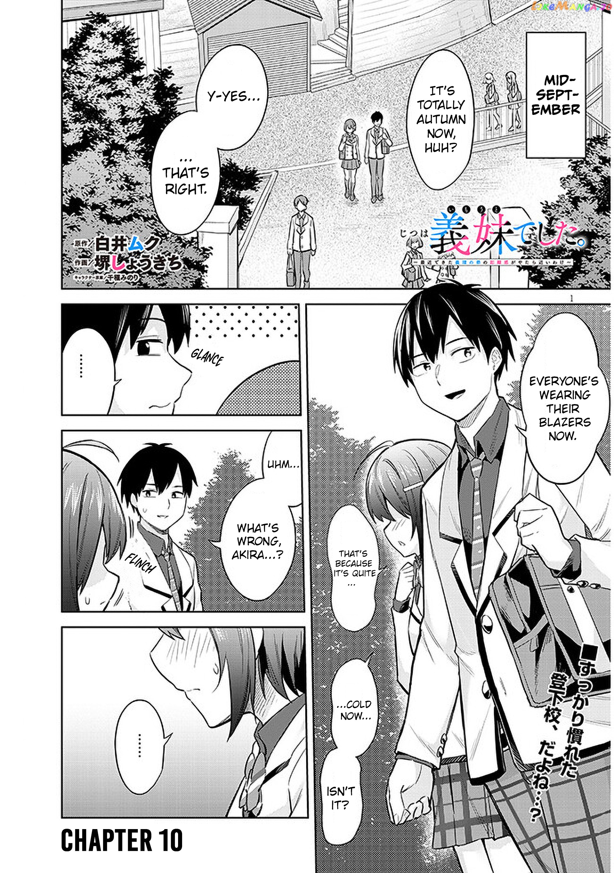 She Was Actually My Stepsister chapter 10 - page 1